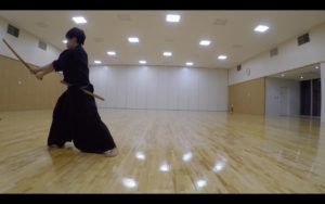 二天一流剣術の型「合先打留」3