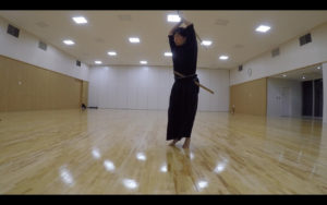二天一流剣術の型「躱打」2