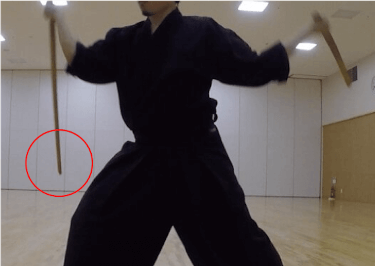 二天一流剣術の技